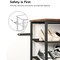 Entryway Shoe Organizer with Adjustable Shelves, 4-Tier Storage
